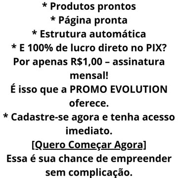 promo evolution 1,00