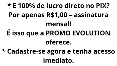 promo evolution 1,00
