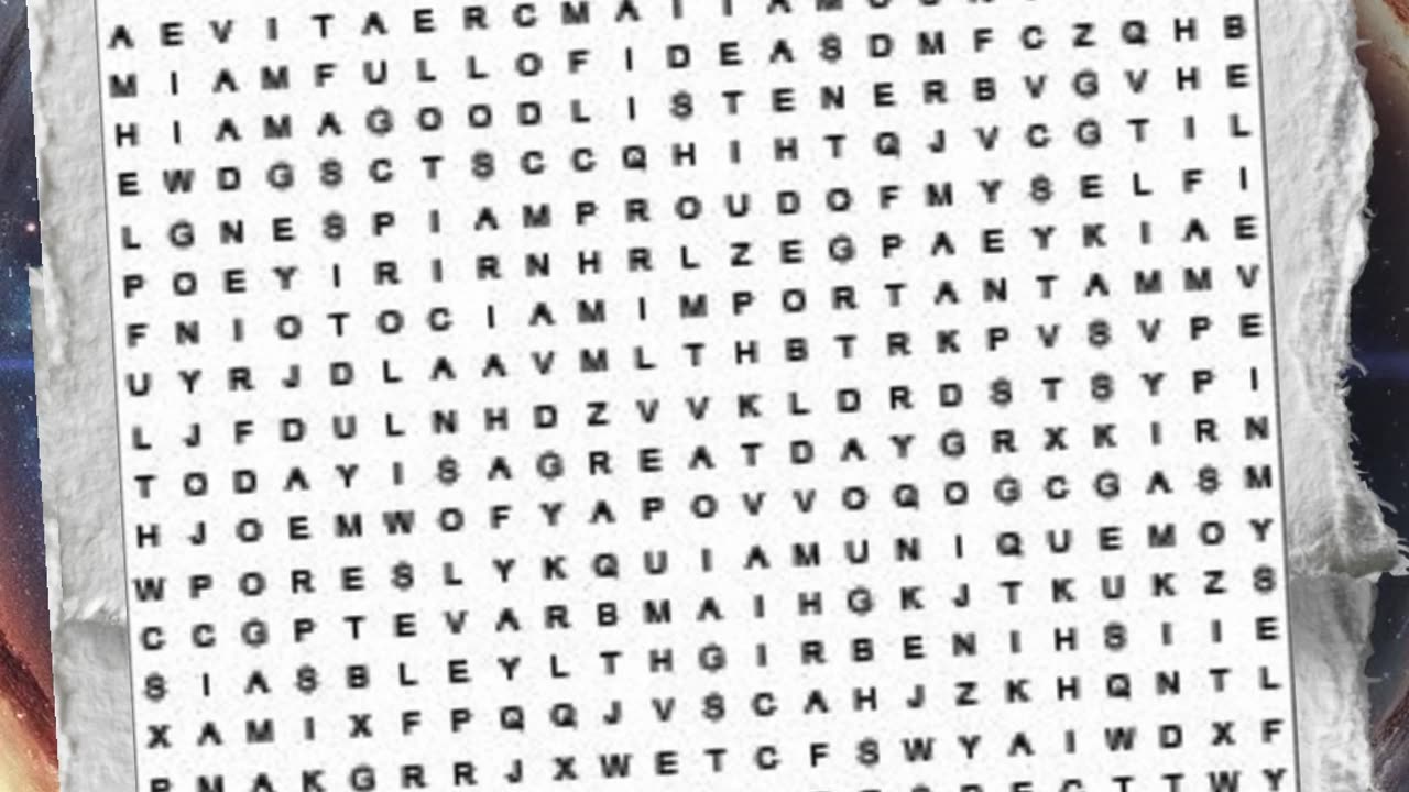 TIME FOR POSITIVE FUN ✨  Let’s raise the vibe with a little affirmation magic! 🔍