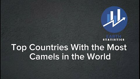 Top Countries With the Most Camels in the World