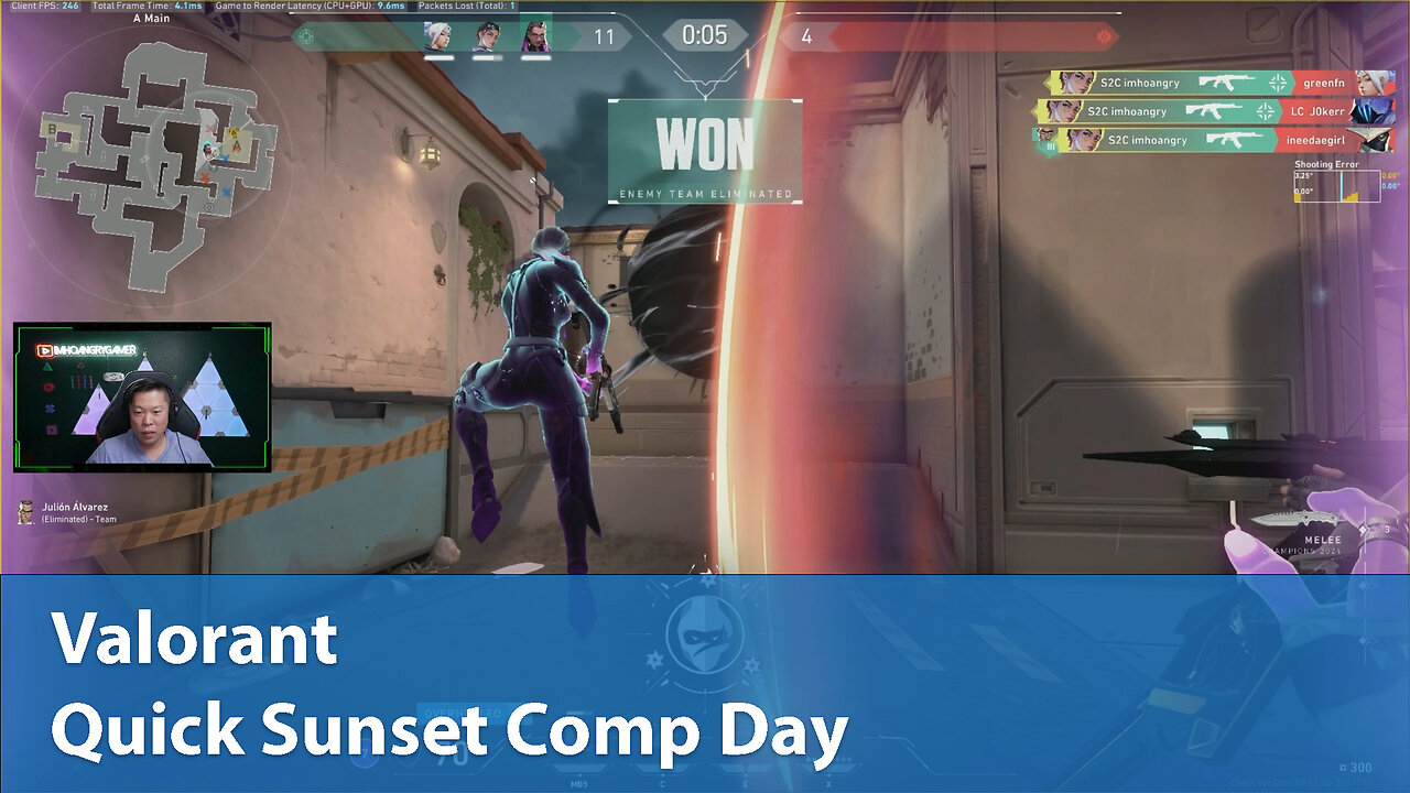 Quick Sunset Comp Day | Competitive 1W-1L | Valorant