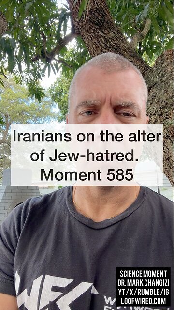 Iranians on the alter of Jew-hatred. Moment 585