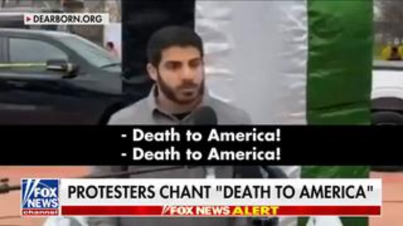 Muslim Protesters in Dearborn, Michigan Chant Death to America!
