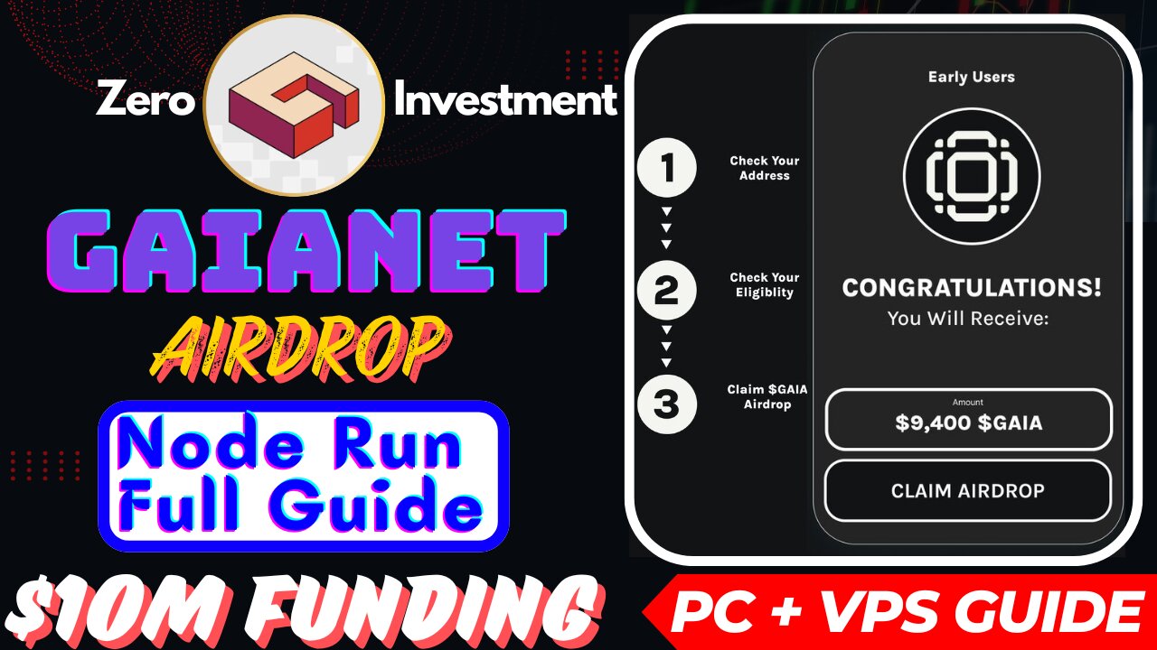 Gaianet Node Run with $10 Million Funding || Full Guide for Both VPS & PC Users