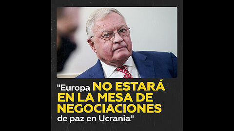 "En las negociaciones estarán Rusia y Ucrania, con EE.UU. como mediador"