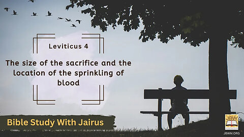 #Bible #Jairus - #Leviticus 4 different sacrifices that were used in several different situations