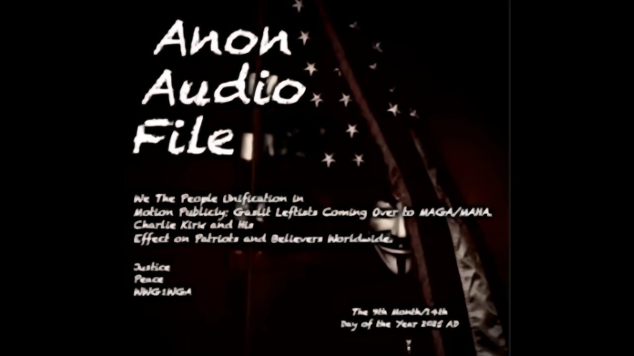 SG Anon ~ Charlie Kirk: An Inspiration for Humanity