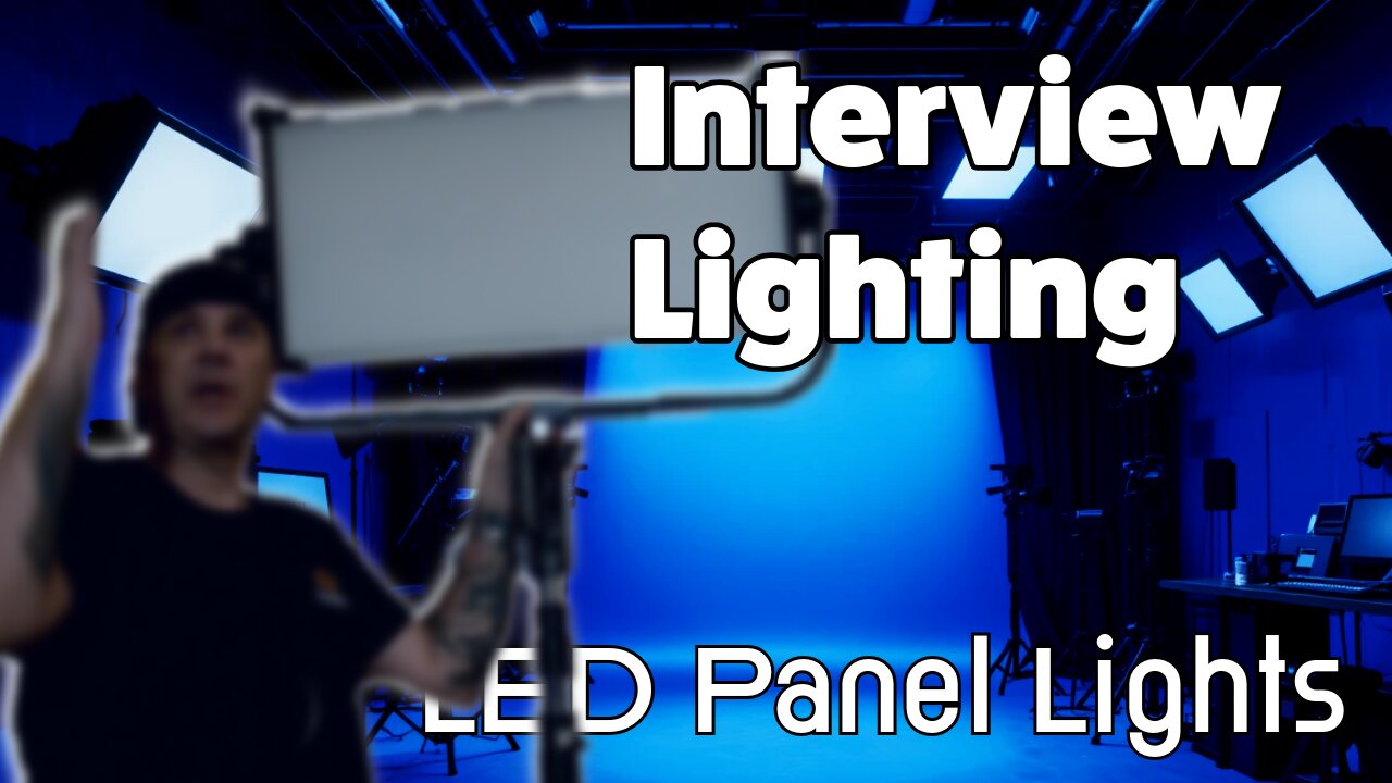 Cinematic Interview Lighting Setup with All-LED Gear