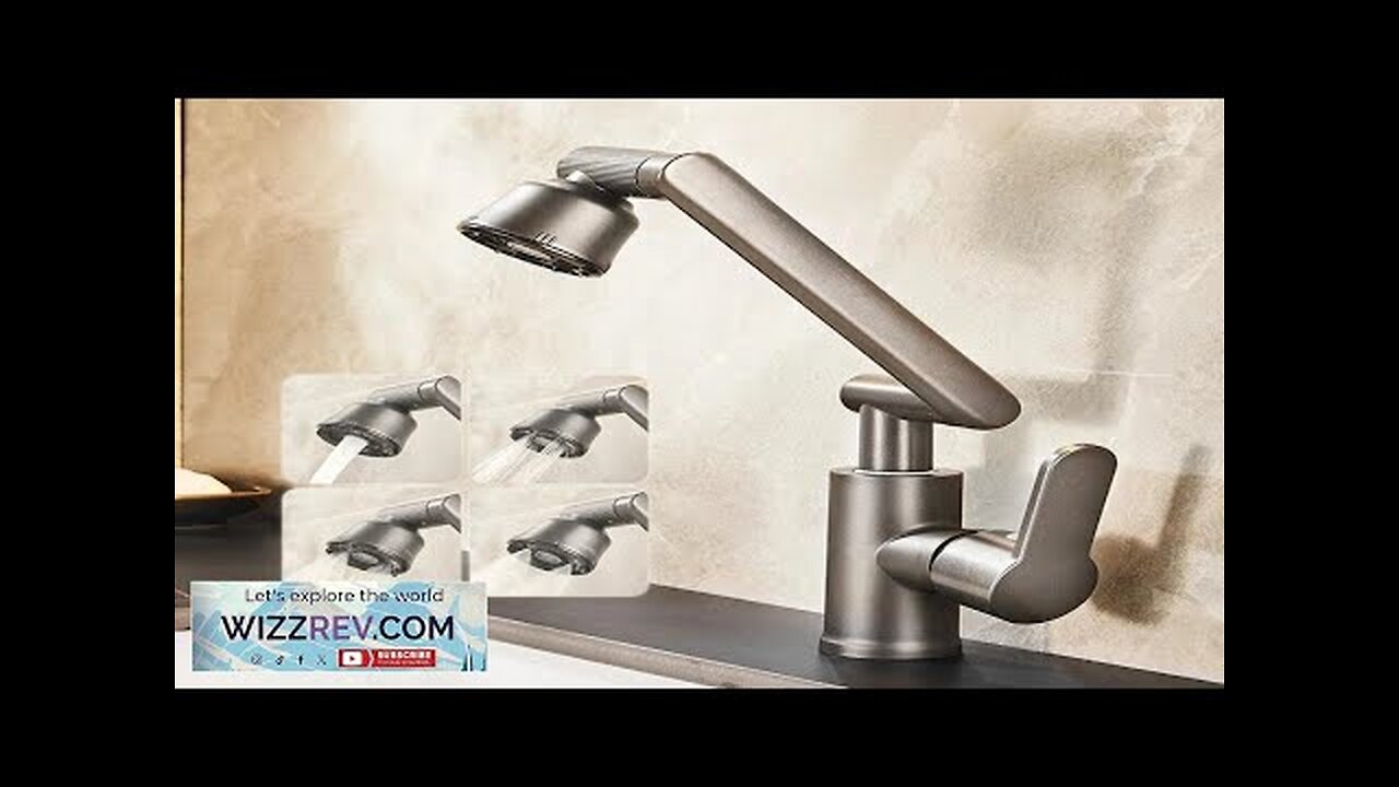 Universal G1/2 Hot and Cold Rotating Faucet 1080 Degree Rotation Copper Material Review