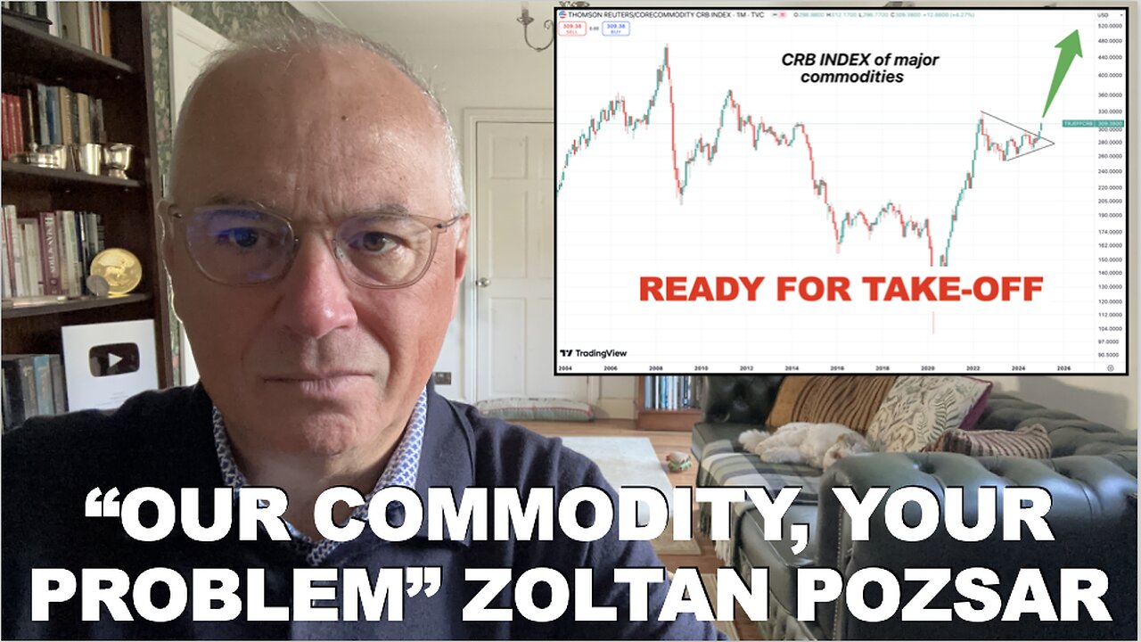 Breakout in CRB Index Pointing to Major Inflationary Wave and Geopolitical Conflict.