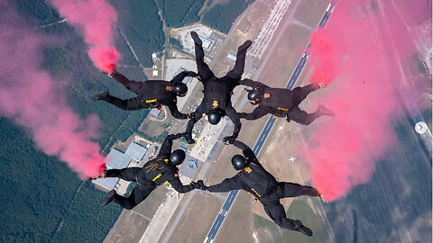 Riding with the Golden Knights US Army skydive team - Laurinburg-Maxton air show in September 2025