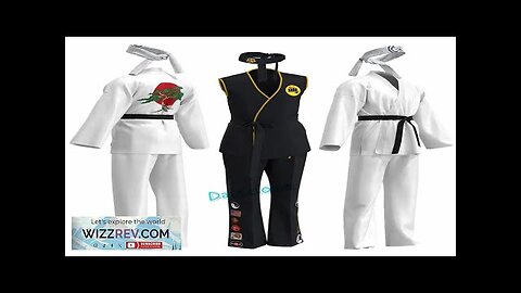 Karate Kids KOF Cobra Kai Cosplay Costume Kid Aldult Black White Kimono Review