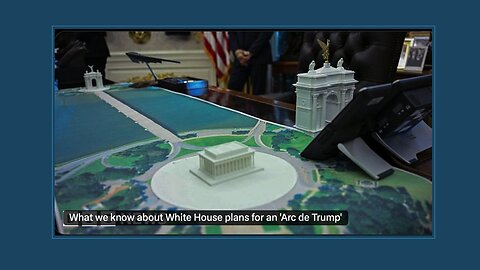 Trump's plans for a triumphal arch: The Arch de Trump⁉️