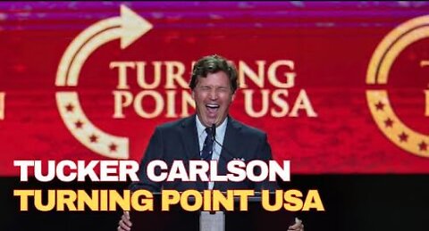 Tucker Carlson Debates Students at Turning Point Event