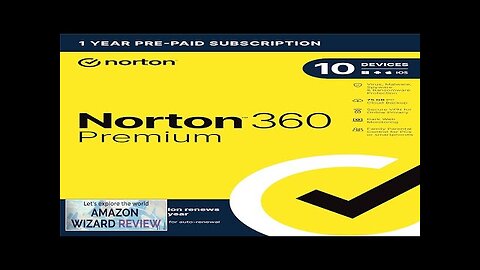 Norton 360 Premium 2024 Antivirus software for 10 Devices with Auto Renewal Review