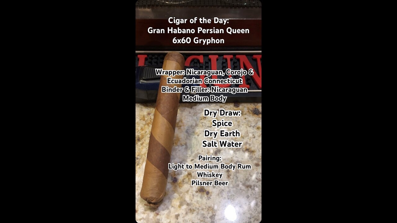 Gran Habano Persian Queen 6x60 Gryphon #Short #Shorts #CigarOfTheDay #CigarReview