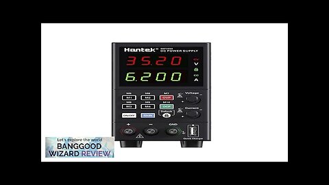 Hantek 35V/6A LED Digital Adjustable DC Power Supply Lab Bench Power Supply Review