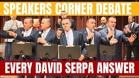 California Governor Showdown Debate : Every David Serpa Answer
