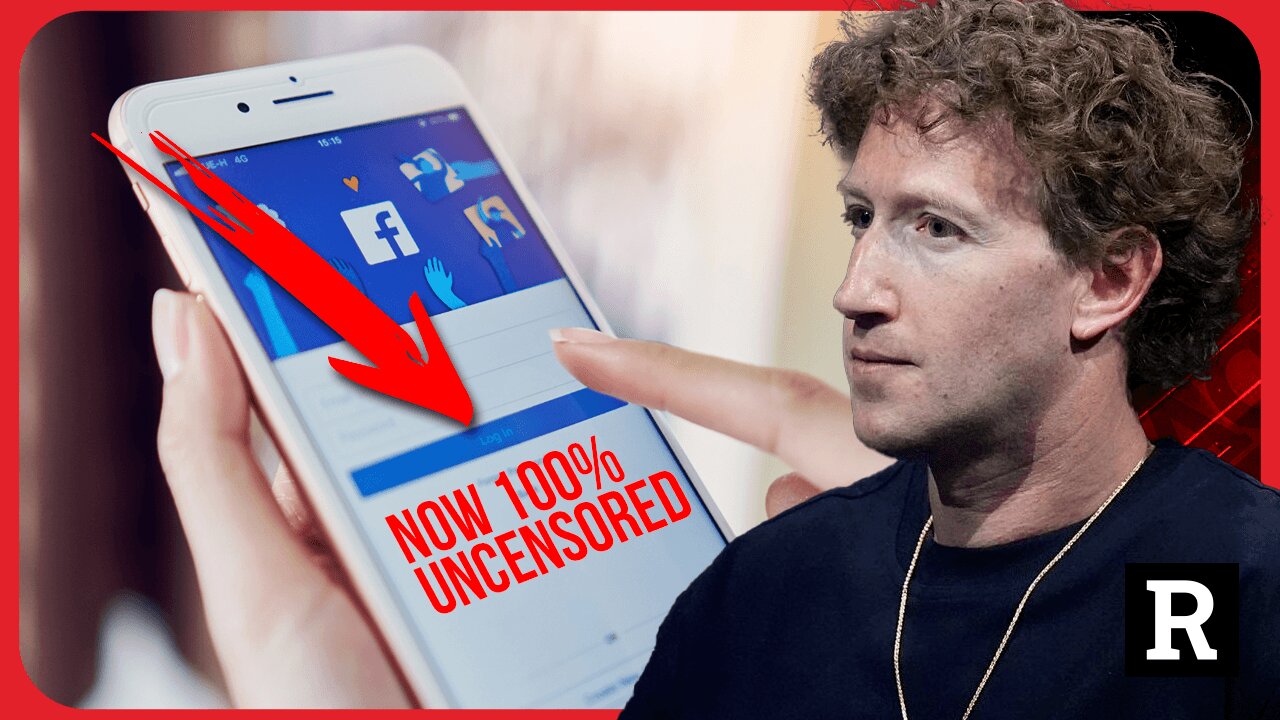 This is Really FISHY! Zuckerberg is Now Into Free Speech? | Redacted with Clayton and Natali Morris