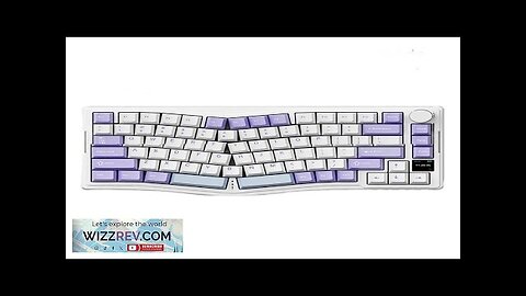 AJAZZ AKS075 82 keys Wireless Mechanical Keyboard with 0.85inch Color Screen Review