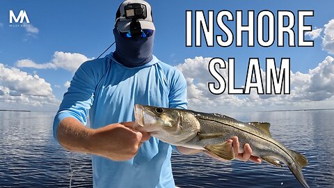 Catching Trout, Redfish and Snook for the Inshore Slam!!!