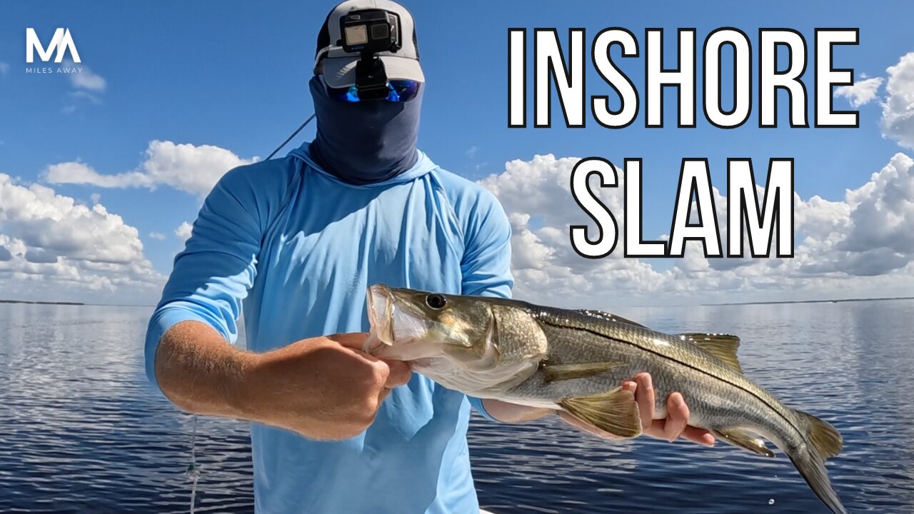 Catching Trout, Redfish and Snook for the Inshore Slam!!!