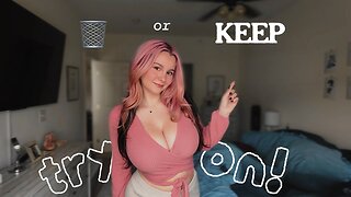 try on all my long sleeve tops with me