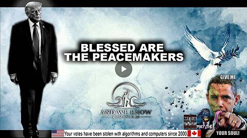 10.14.25: BLESSED are the PEACEMAKERS, It took an ‘outsider, Peace doesn’t sell, FEAR does, Pray!