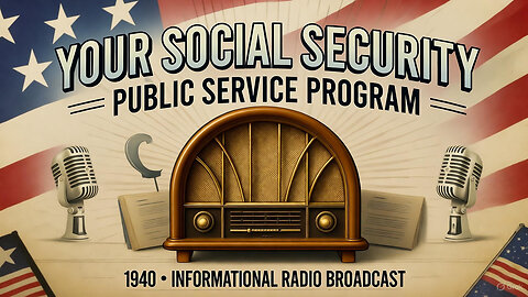 Your Social Security (1940) | Classic Public Service Radio Program | Vintage Educational Broadcast