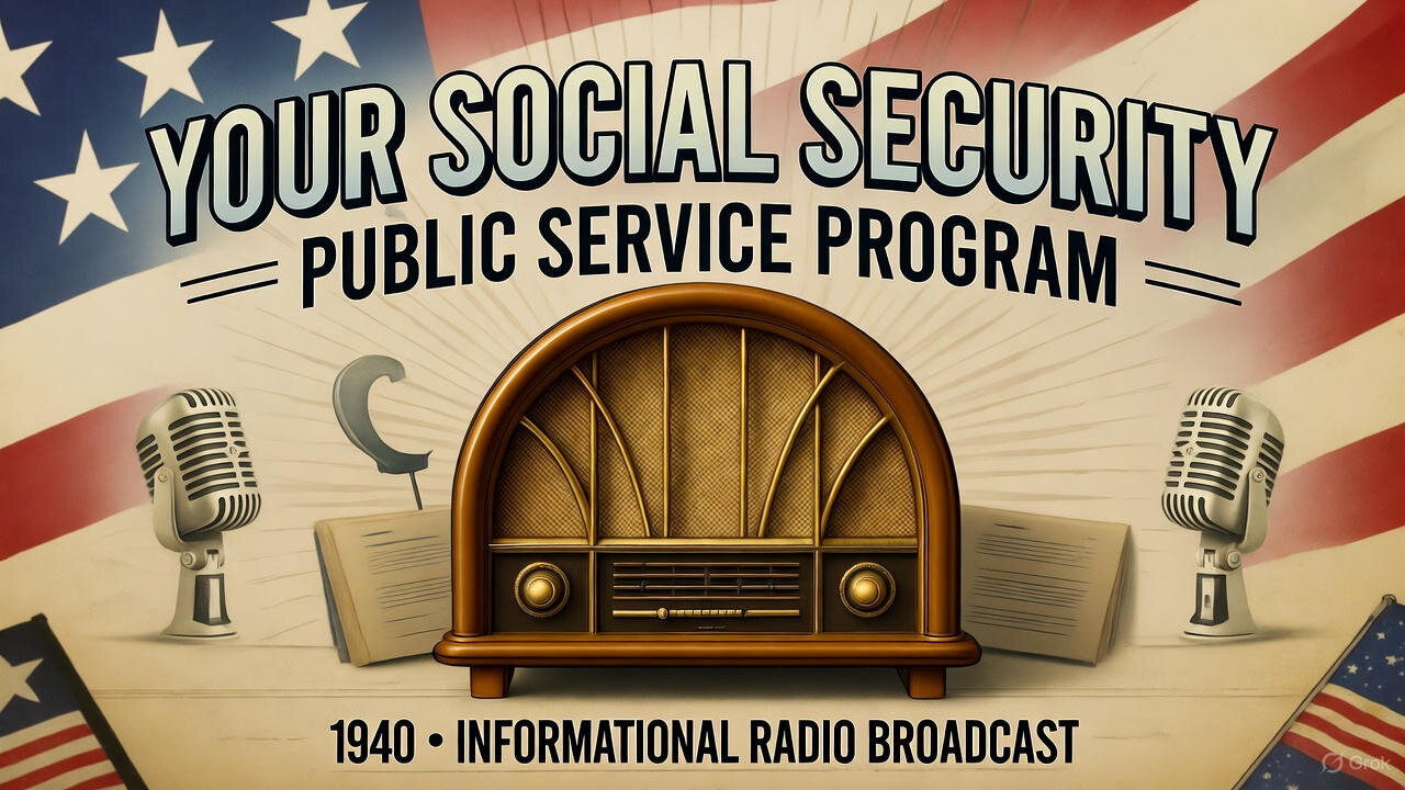 Your Social Security (1940) | Classic Public Service Radio Program | Vintage Educational Broadcast