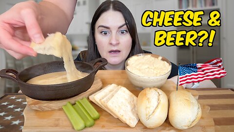 Brits Try American Beer Cheese Dip for the first time!