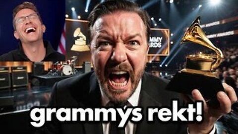 Ricky Gervais Goes NUCLEAR on The Grammys…