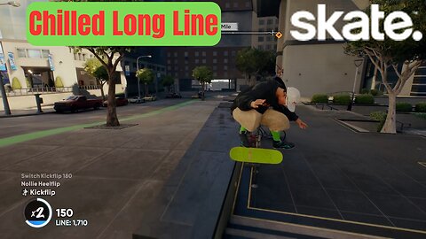 EA Skate. | Chilled Long Line | San Vansterdam | 4K