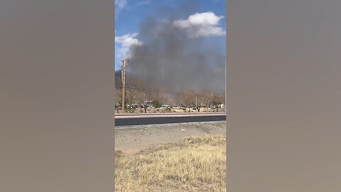 El Paso Emergency Crews Battle Inferno Caused By An Explosion Near El Paso International Airport