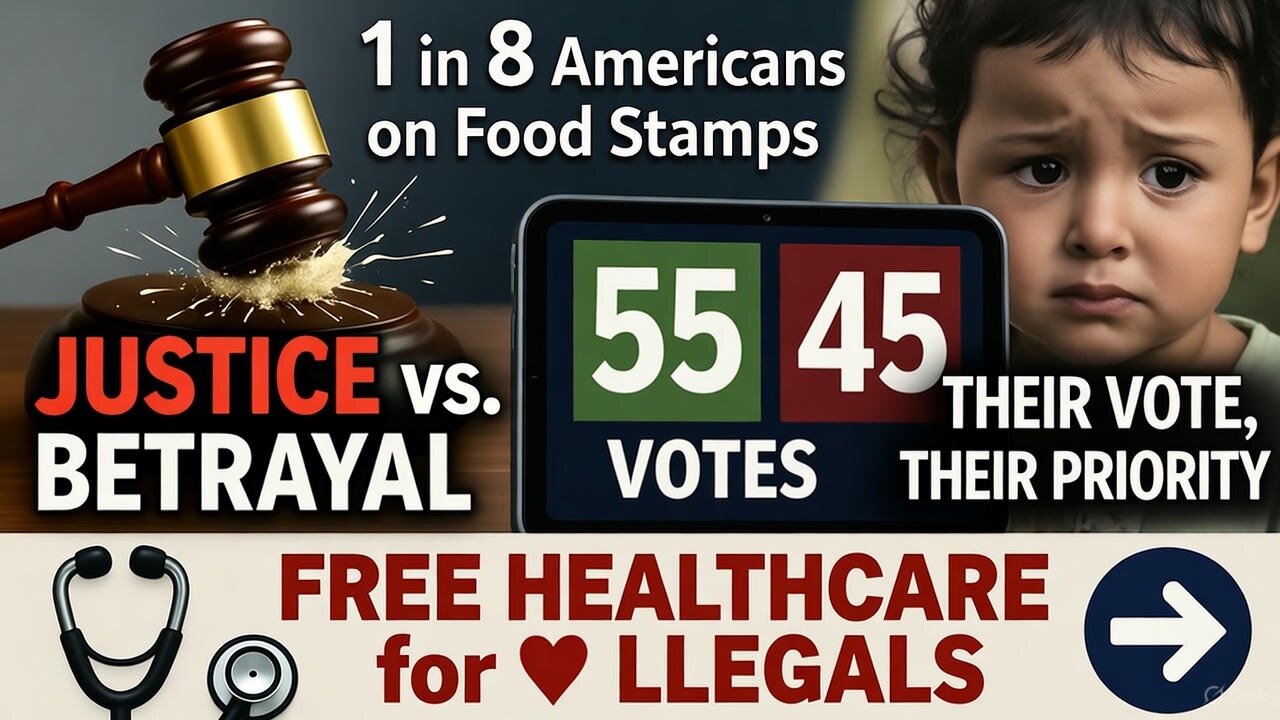 NULLIFIED: Biden's Illegal Pardons Overturned as 43 Million Go Hungry - Their Priority: Illegals. Our Priority: America.