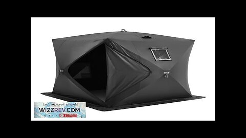 VEVOR 3-4 Person Ourdoor Portable Ice Shelter Pop-Up Ice Fishing Shanty Tent Review