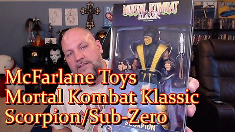 Remembering Mortal Kombat as I Look at McFarlane's Mortal Kombat Klassic Figures. #scorpion #subzero