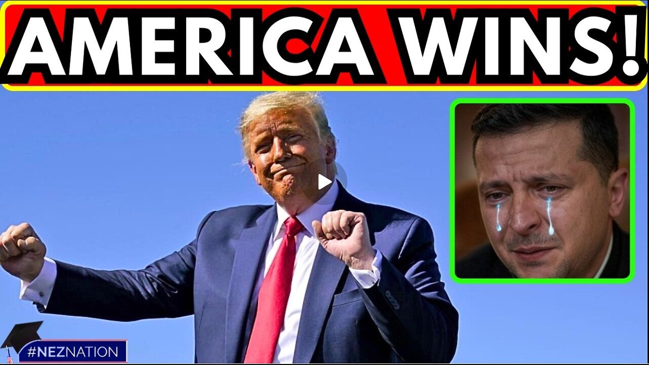 🚨President Trump DESERVES The Nobel Peace Prize For THIS!!! Zelensky Caves & Ukraine War Is ENDING.