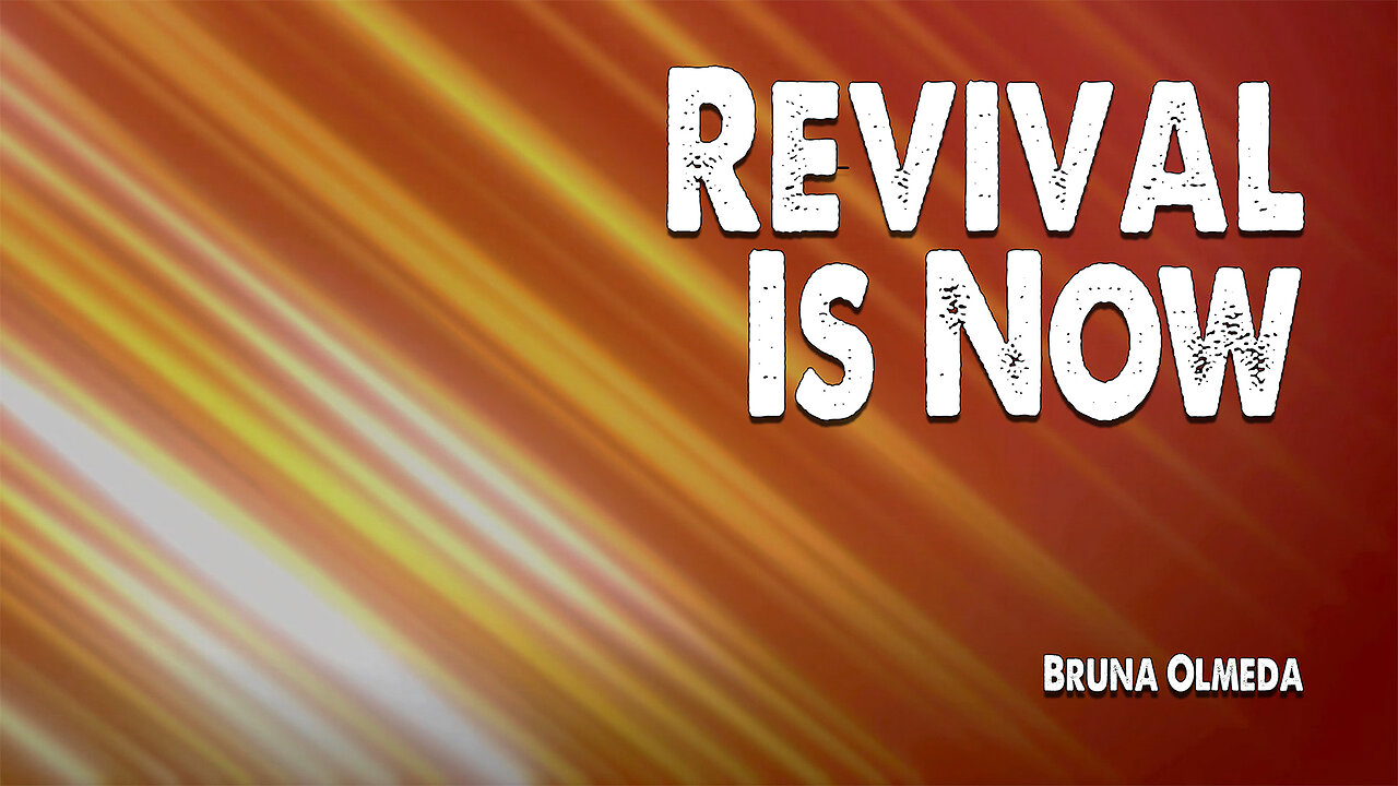 Revival is Now | Bruna Olmeda (Worship Lyric Video)