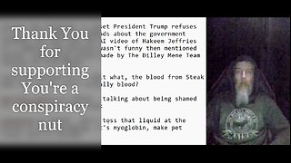 Senator Amy Klobuchar is upset from satire videos about democrats, That's not blood in the meat