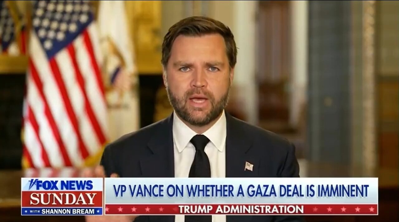 JD Vance: I'm Optimistic Of A Gaza Deal