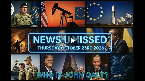 NEWS U MISSED WITH PAUL BROOKER & DREW DEMI THURSDAY 23RD OCTOBER 2025. WHO IS JOHN QALT?