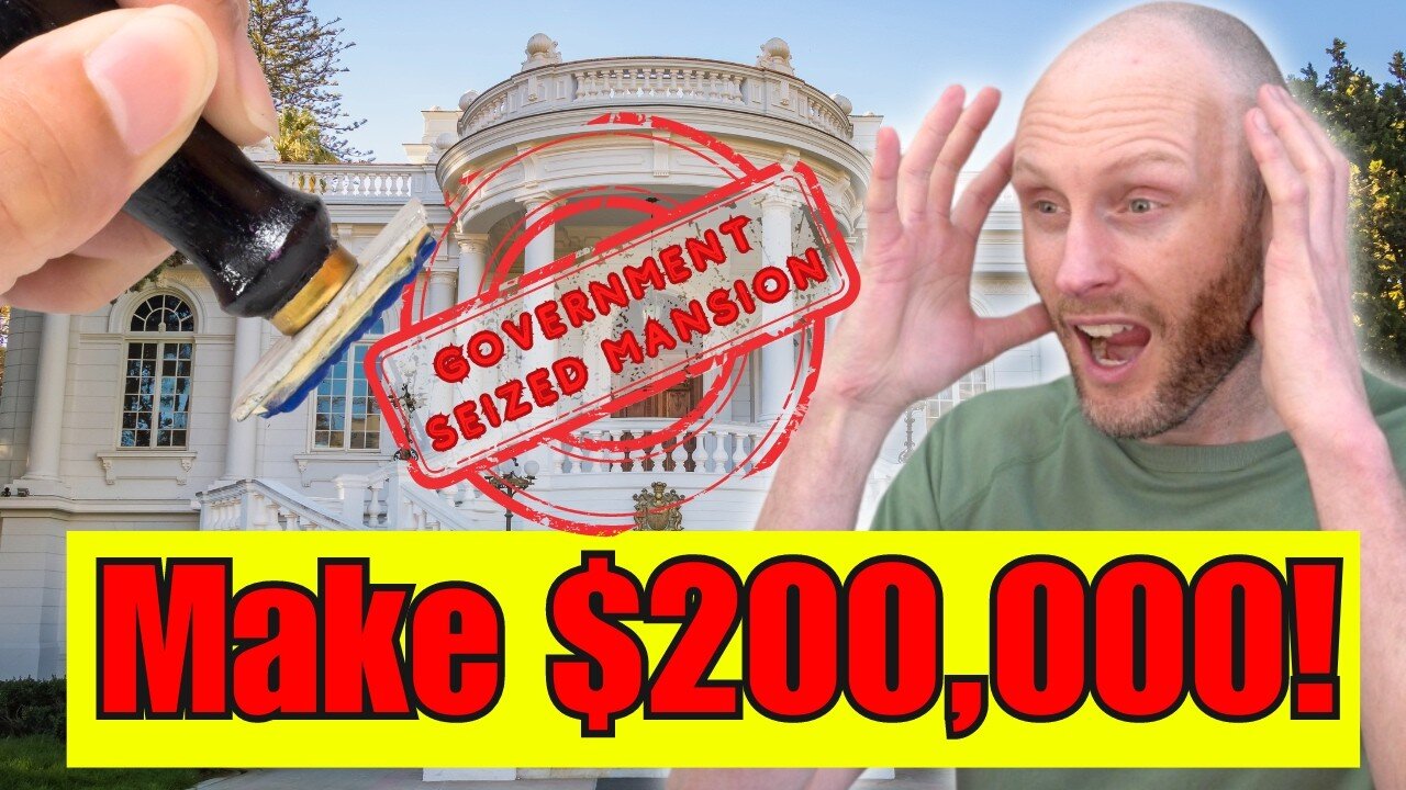 Make $200,000 With A Government Seized House | Here