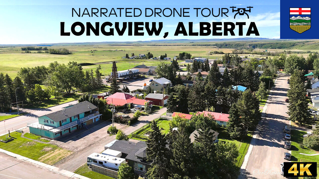 🏞️ Longview, Alberta 🤠🇨🇦 4K Drone