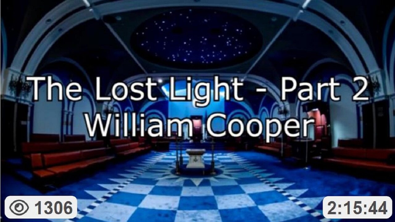 THE LOST LIGHT (Part 2) - William 'Bill' Cooper