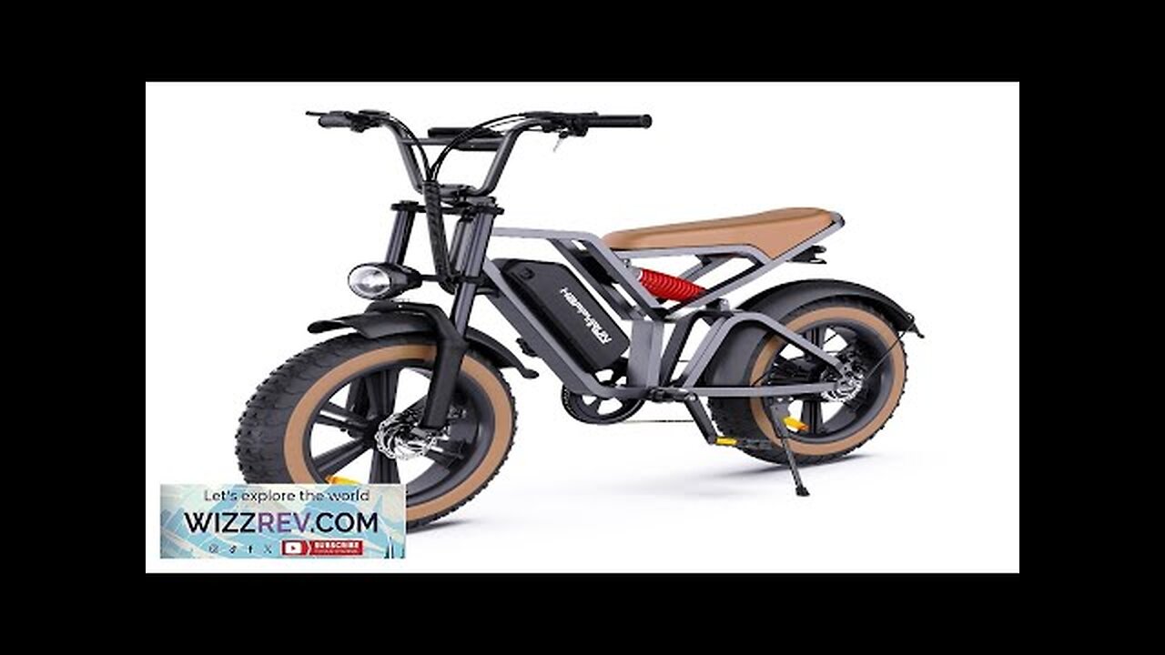 USA DIRECT Happyrun HR-G60 Electric Bike 48V 18AH Battery 750W Motor 20*4.0inch Review