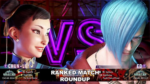 Kuya Kalbo SF6 Ranked Match Roundup. Chun Li Master Rank [Hori Fight Stick]