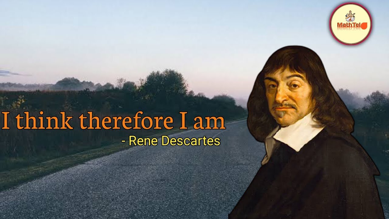 Motivational quotes by René Descartes || I think therefore I am #philosophy #mathematician #mathtel