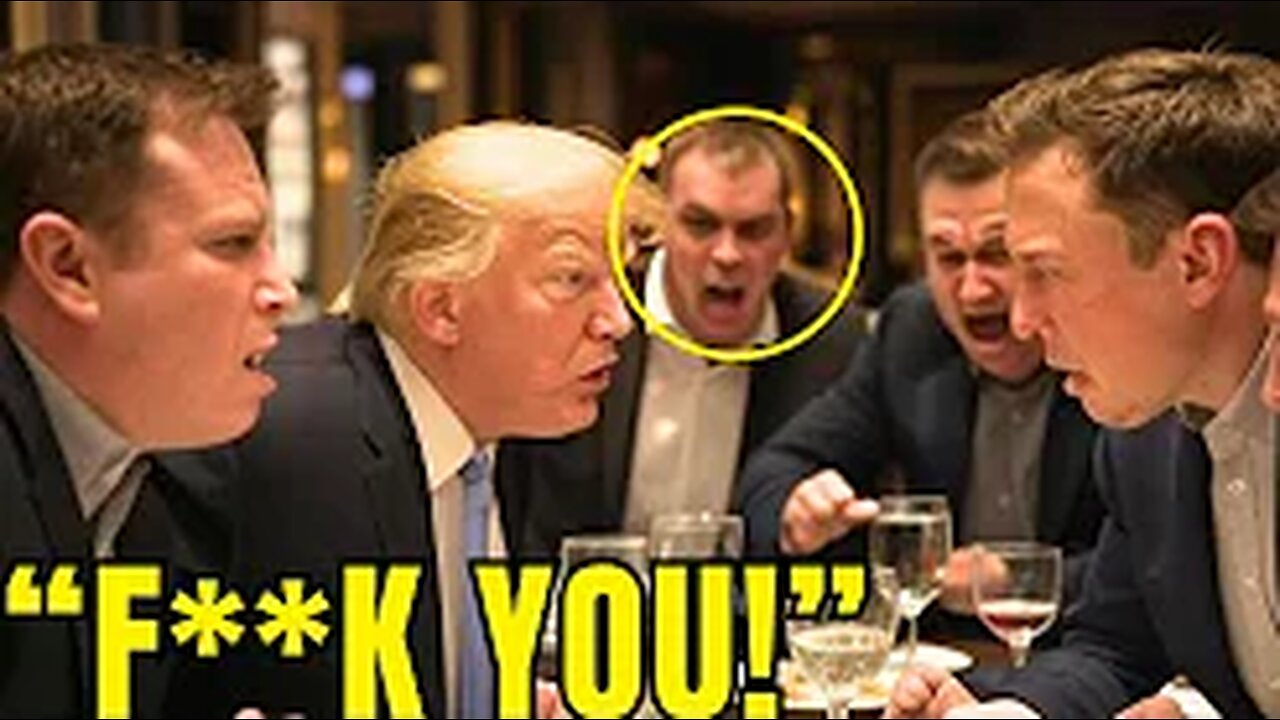 Trump and Elon MUSK ATTACKED while EATING LUNCH AT RESTAURANT Friday!