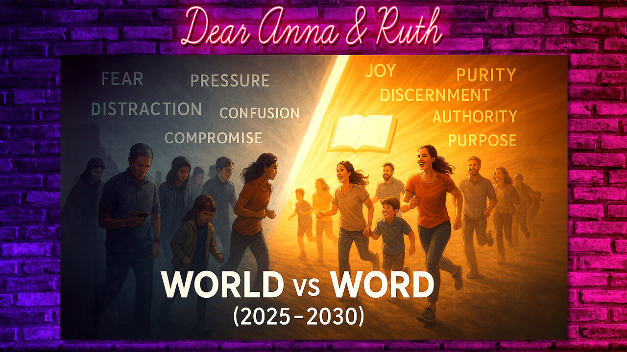 Dear Anna & Ruth: 🌍 WORLD vs 📖 WORD (2025-2030)